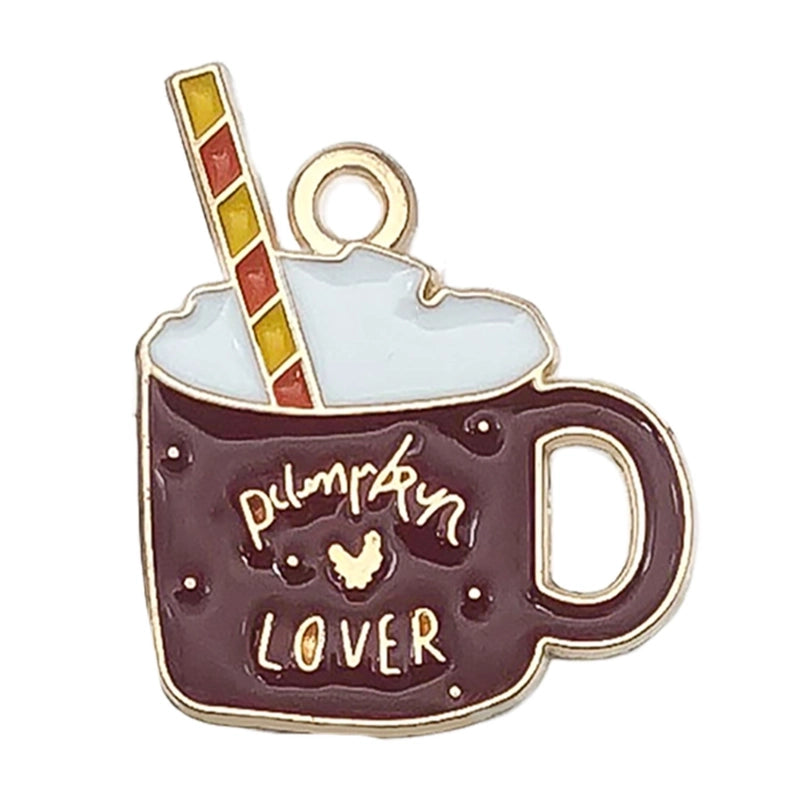 20 PCS/Package 19x18mm 19x22mm 23x14mm Alloy Animal Pumpkin Mushroom Pendant Jewelry Accessories