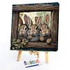 Out-Of-The-Frame Rabbit - Paint by Numbers Acrylic Painting 40*40cm(HOT)