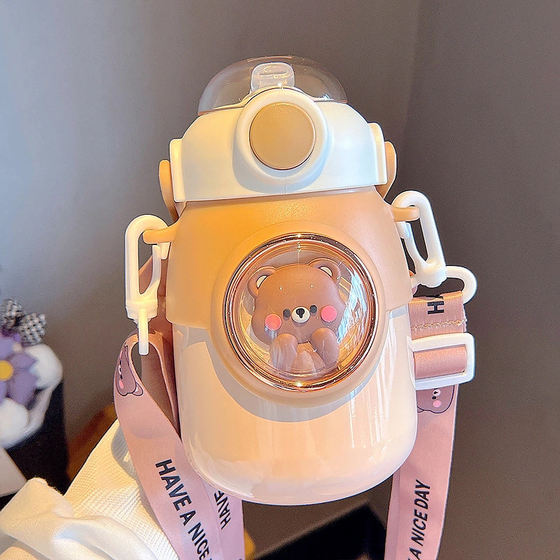 Cute Solid Color Stainless Steel Thermos Cup 1 Piece