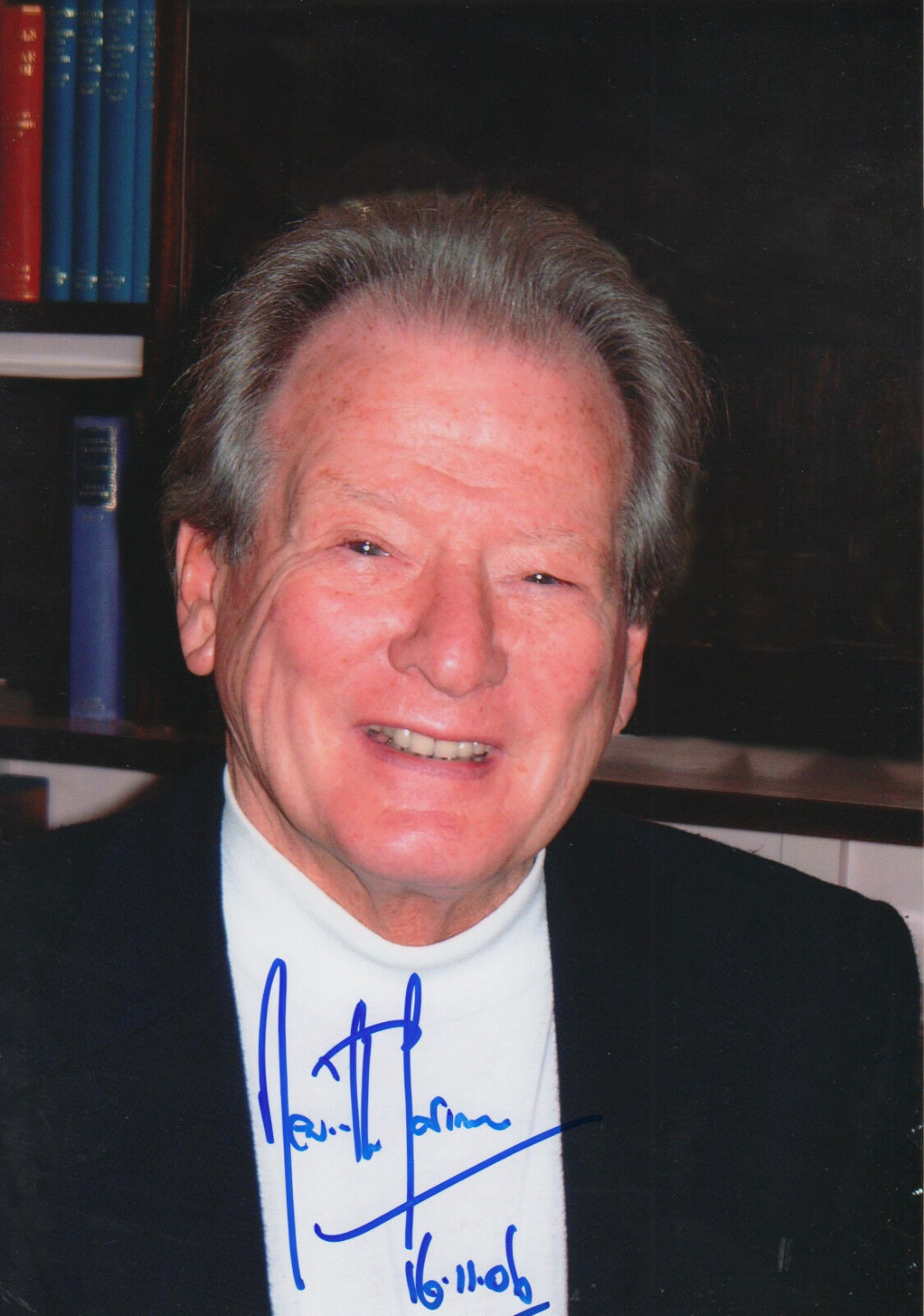 Sir Neville Marriner Conductor signed 8x12 inch Photo Poster painting autograph