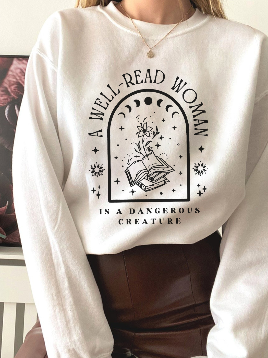 Bookish Shirt Reading Librarian Sweatshirt