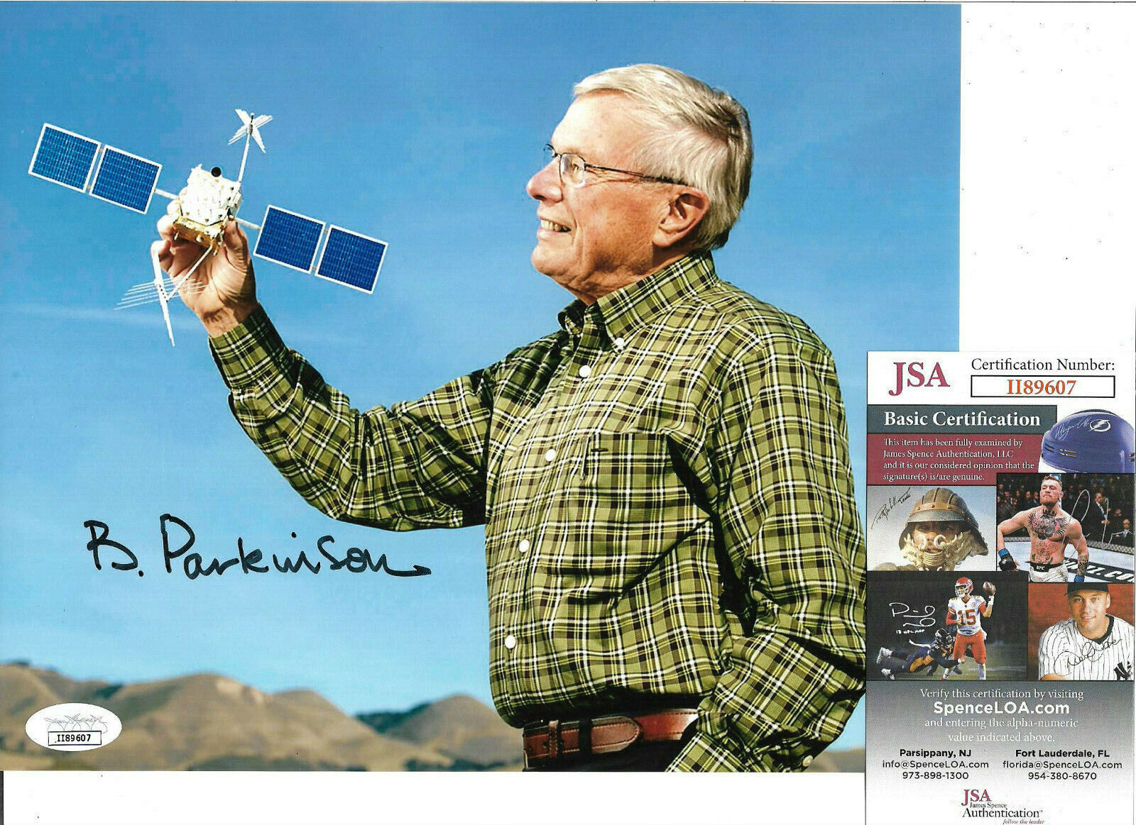 Bradford Parkinson Authentic Signed 8x10 Photo Poster painting Autograph Architect, GPS, JSA COA