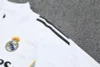 Real Madrid 25-26 1/4 Zip Tracksuit White Chandal