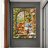 Four Seasons Squirrel Full Stamped Cross Stitch 11CT 3-Strand 50x67cm