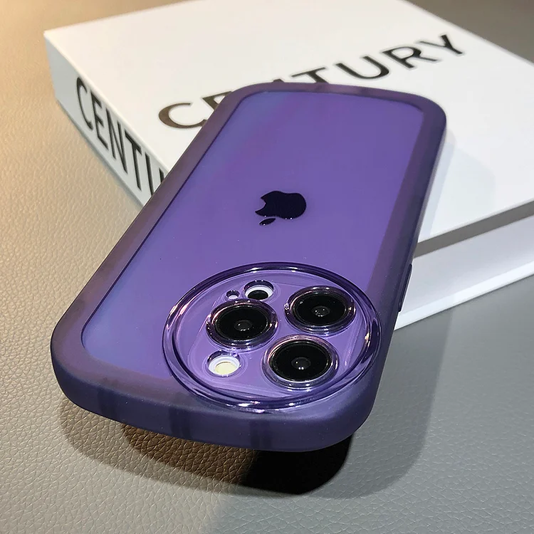 INS Round Lens Camera Protection Phone Case For iPhone 15 14 13 12 11 Pro Max XR X 7 8 14 Plus Clear Shockproof Soft Matte Cover