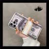 2021 New Creative Personality US Dollar Bill Silicone Phone Case For Samsung