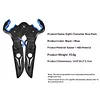 2 Sizes Archery Compound Bow Stand Lightweight Portable Rubber ABS Foldable Hunting Bow Holder Rack for Bowhunting Accessories