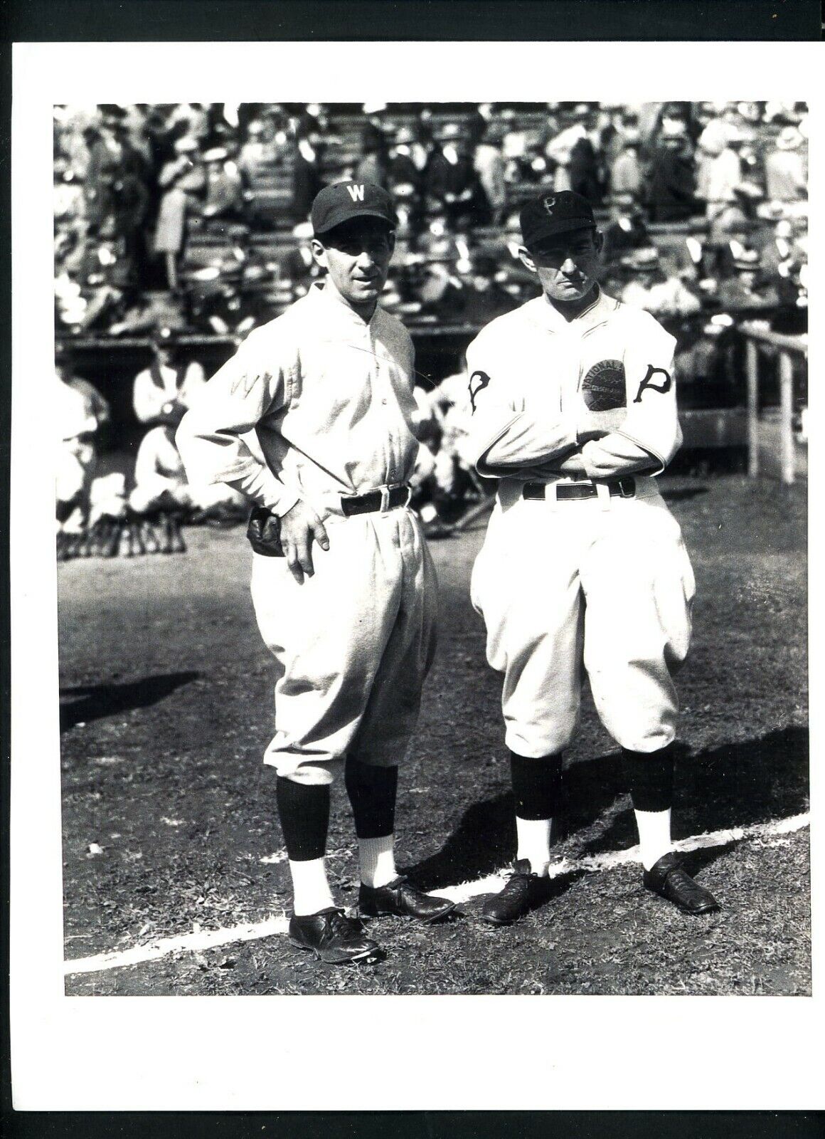 Bucky Harris Bill Mckecknie 1925 World Series Photo Poster painting Washington Senators Pirates