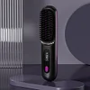 Cordless Hair Straightening Brush Straightener Rechargeable Hot Brush