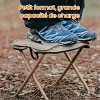 Tabouret de camping pliable et portable