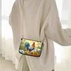 (US Local)Special Shape Rooster 5D DIY Diamond Painting Clutch Bag for Women Girls