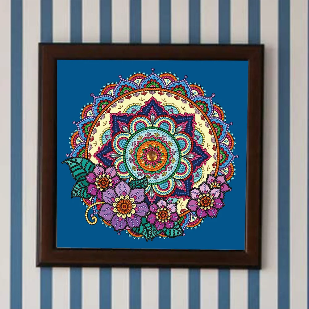 Diamond Painting - Partial Special Shaped Drill - Datura(30*30cm)