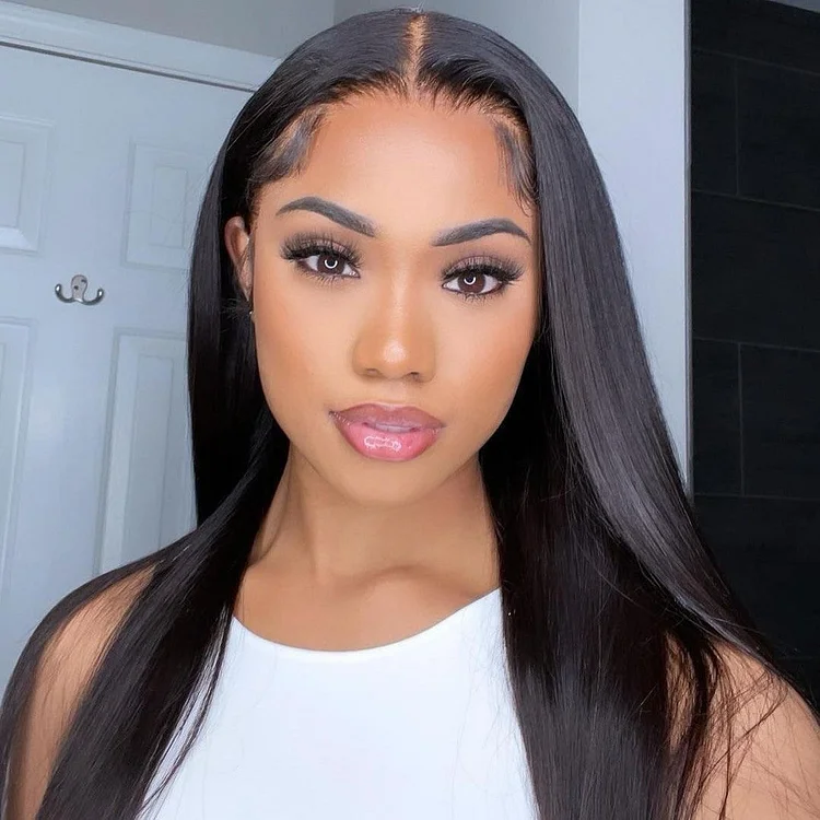 Melting! Straight Swiss HD Undetectable Lace 13x4 Lace Frontal Wig