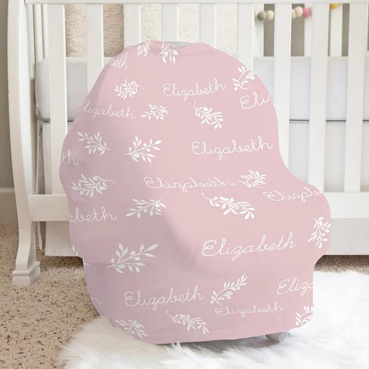 Personalized Baby Girl Car Seat Canopy| Canopyl44