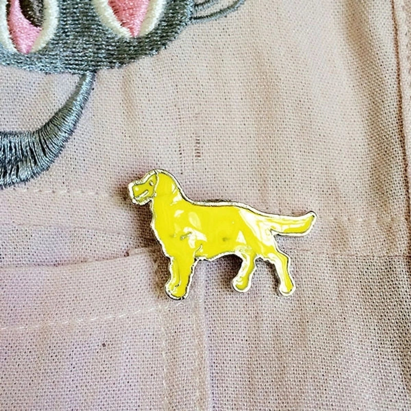 Cute Minimalist Pin Animal Dog Alloy Enamel Unisex Brooches