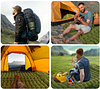 Outdoor moisture-proof with pillow tent sleeping mat thickened picnic mat portable folding mat