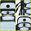 Motorcycle Handlebar Storage Bag Headphone Jack Design EDirt Bike Frame Bag with Adjustable Armband Large Capacity for Phone Card Drinks Key Daily Necessities