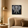 DIY Pre-Framed Elephant Button Art Canvas Kit