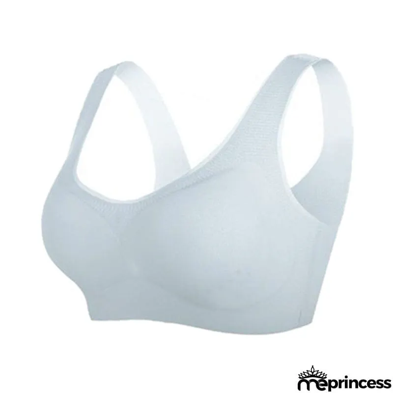 Summer Ultra-Thin Ice Silk Seamless Breathable No Steel Ring Anti-Sagging Plus Size Bra