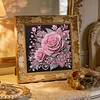 Rose speziell geformte 5D-DIY-Teilbohrer Diamant-Mal-Set Startseite Kunst 30x30cm