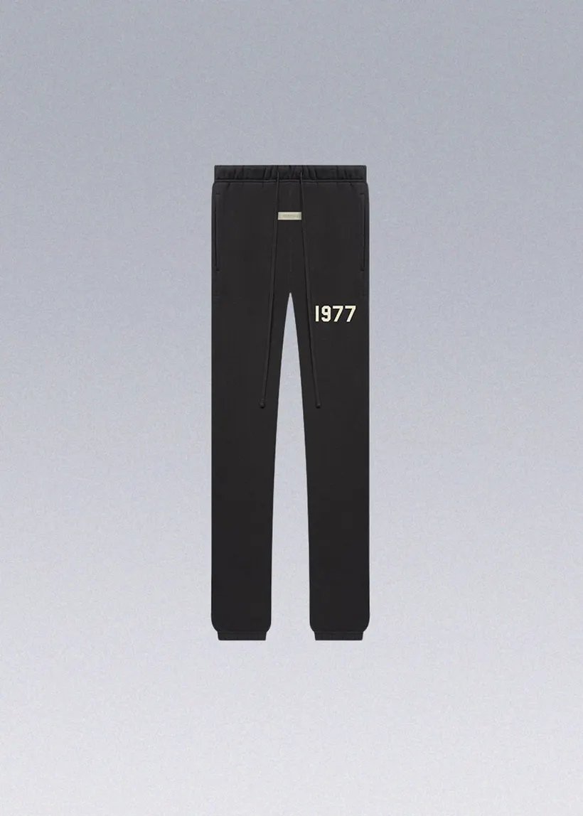 FOG Essentials フロックロゴ ラウンジパンツ 黒 L 1977 Essentials 1977 Lounge Pants