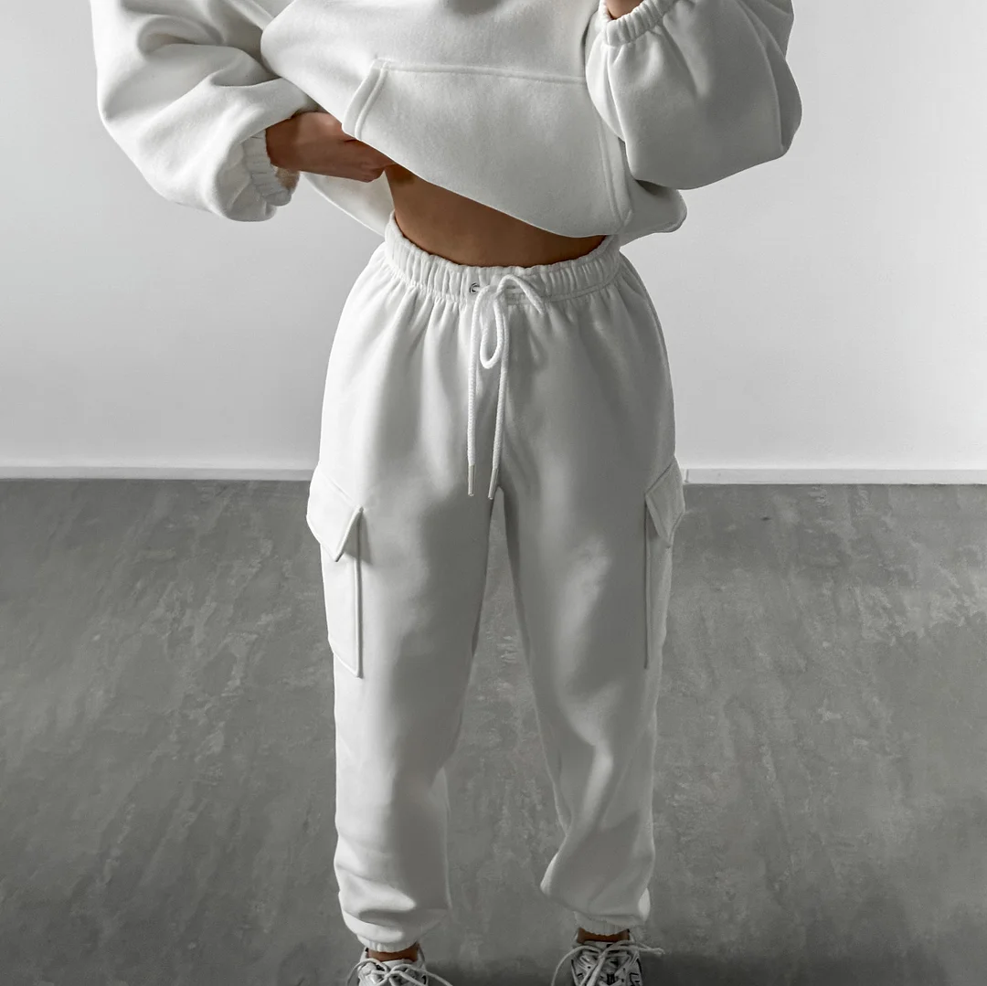 Women's Fashion Sports Casual Sweatshirt Set