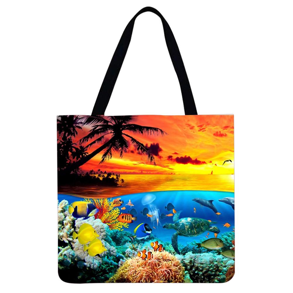 Linen Print Tote Bag linen-print-tote-bag