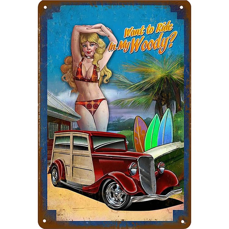 Car Model - Vintage Tin Signs/Wooden Signs - 8*12Inch/12*16Inch