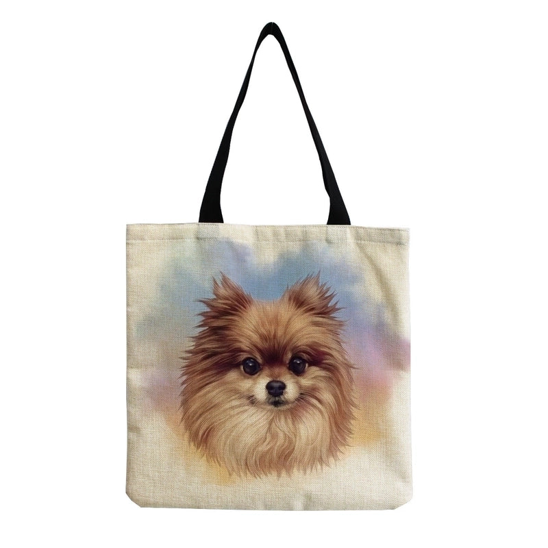 Women’s Cute Dog Shopping Bags