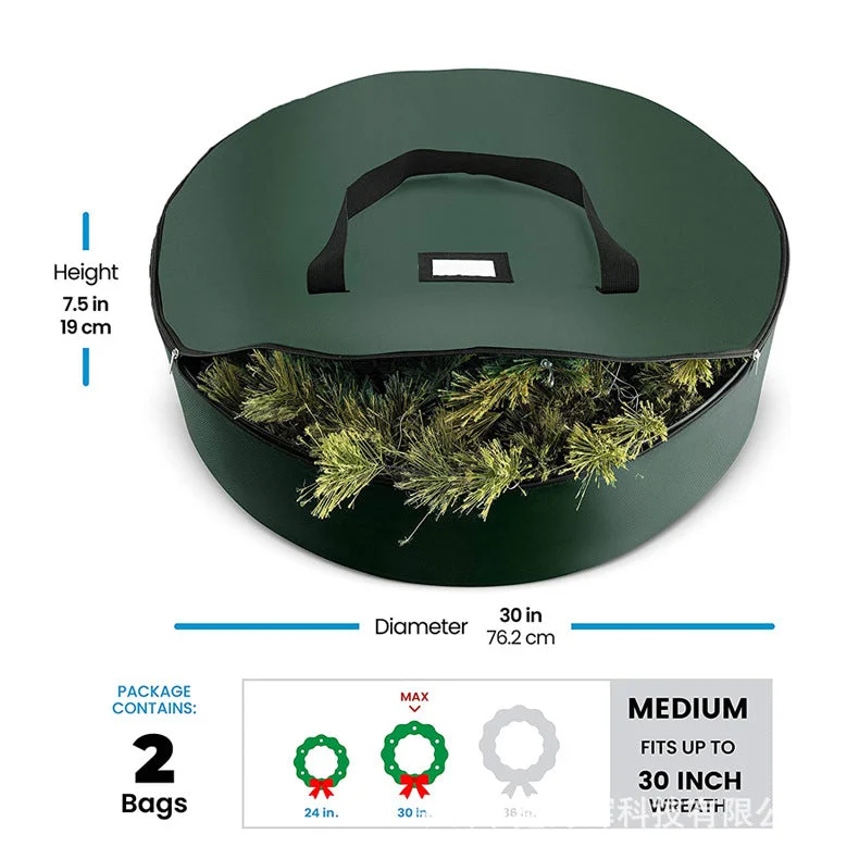 Waterproof Artificial Wreath Storage Bag