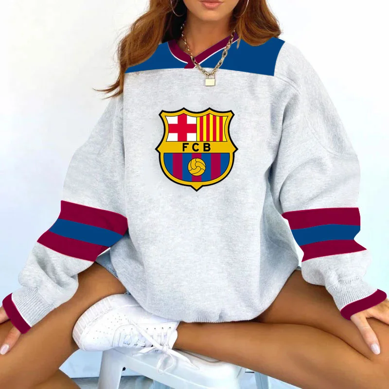 Women's Support Ba Football Print Sweatshirt