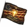 250th Anniversary USA 1776-2026 Commemorative Flag 5ft X 3ft 3 Ply Birthday Patriotic Flag for Independence Day Parades Garden Yard Events
