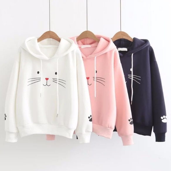 Fashion Printing Cat Hoodies Pullover SP13244