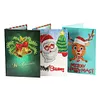 8 Pcs Christmas Greeting Cards DIY 5D Diamond Painting Set New Year Xmas Gift