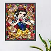 5D DIY Vollrundbohrer Diamantmalerei Schneewittchen Kit Wohnkultur 40x50cm