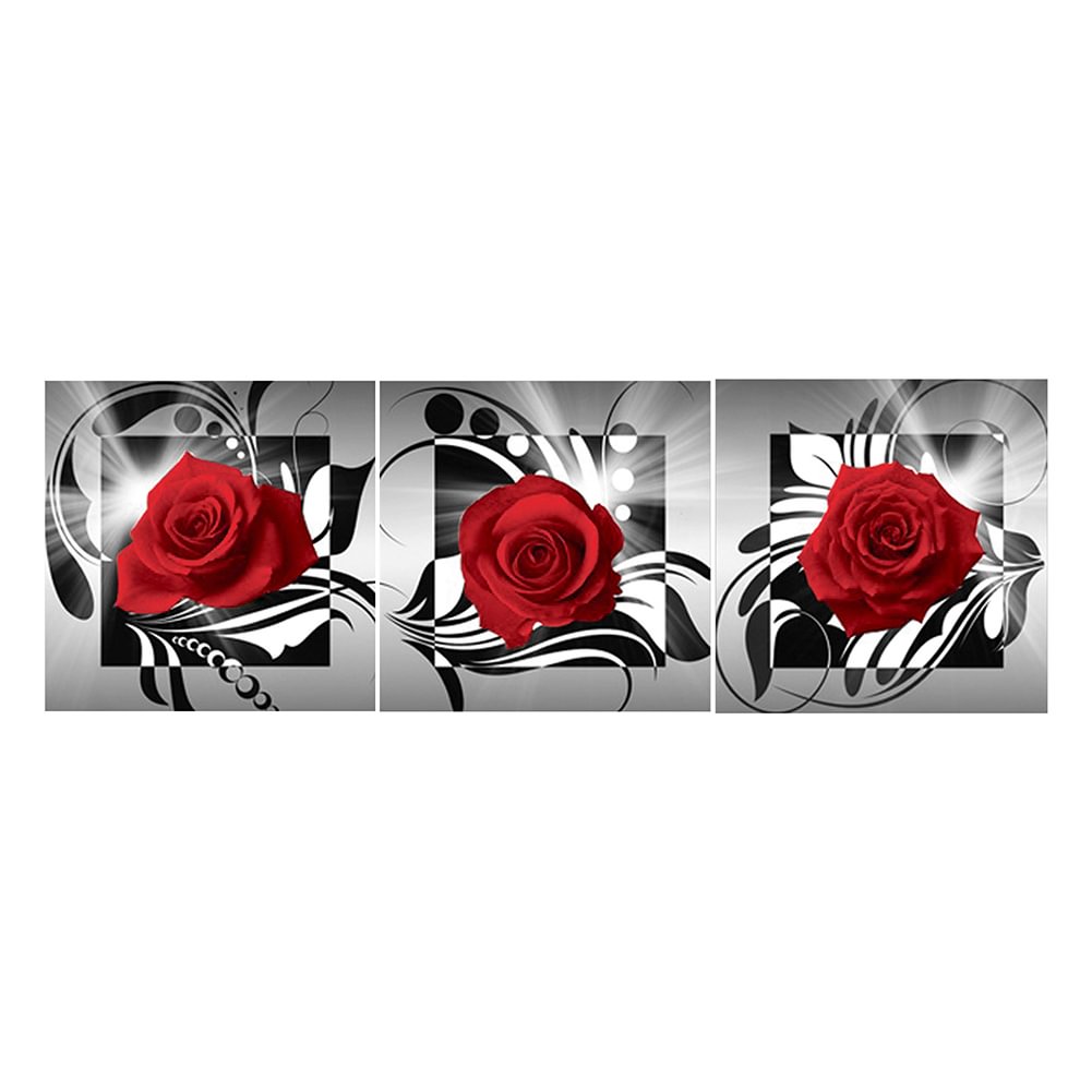 Red Rose - Full Round - Diamond Painting