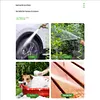 10-Mode Adjustable Garden Hose Nozzle With Coiled Spring Hose