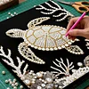 Turtle DIY Pearl Art Diamond Painting Kit for Adults Home Decor 25x25cm With Frame