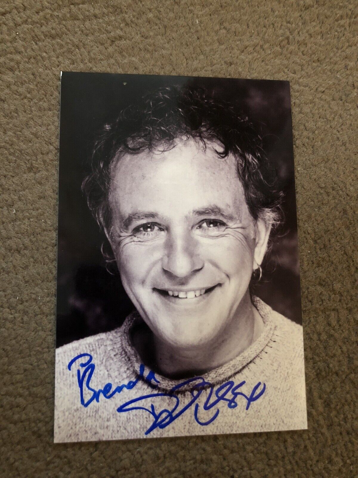 DAVID ESSEX (EASTENDERS) SIGNED Photo Poster painting