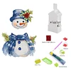 Snowman DIY Acrylic Shaking Head 5D DIY Diamond Art Tabletop Ornament Home Decor