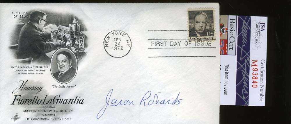 Jason Robards Signed Jsa Certified Fdc First Day Cover Authenticated Autograph