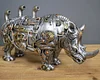 Steampunk Mechanical Animal Sculpture Collectible Resin Ornaments