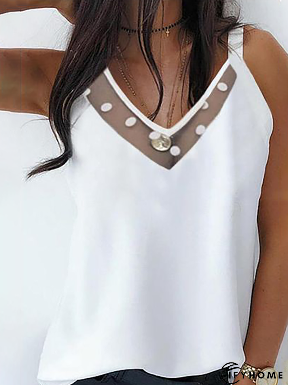 Solid Casual Sleeveless Top | IFYHOME