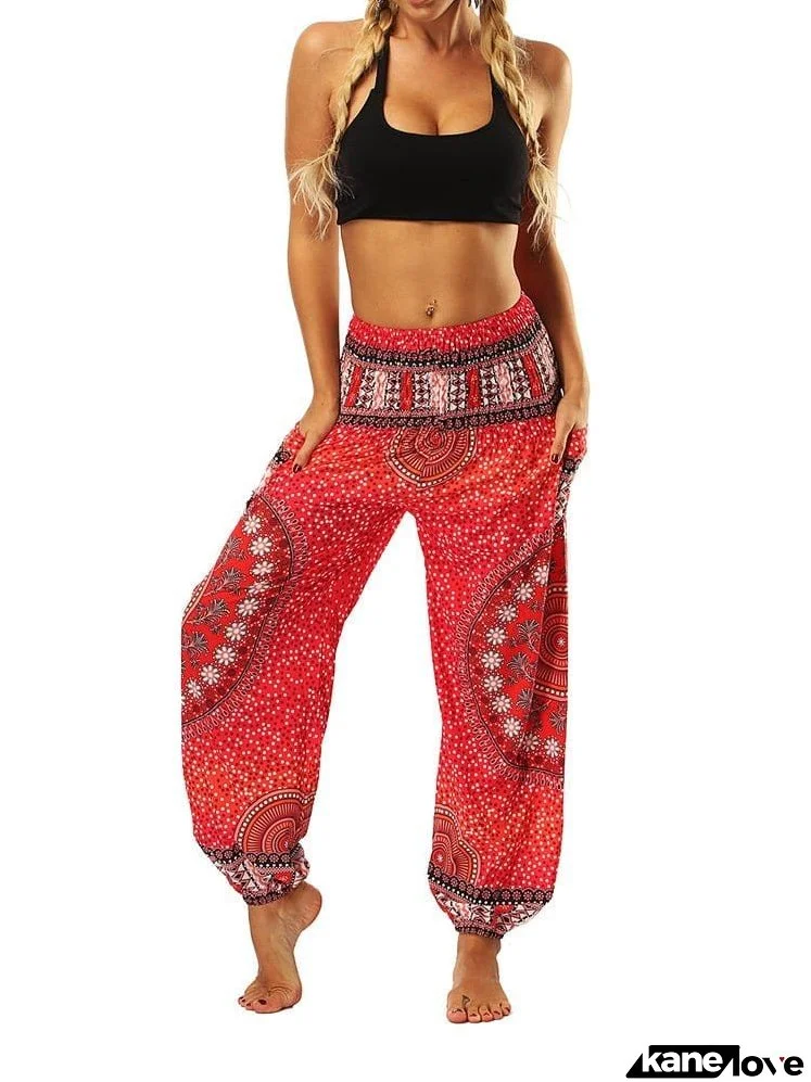 Indonesian Style Printed Bloomers Pants