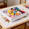Multi-Color Embroidery Yarn with Transparent Storage Box Cross Stitch Supplies Sewing Embroidery Thread Set for Halloween Christmas Mothers Day (100)