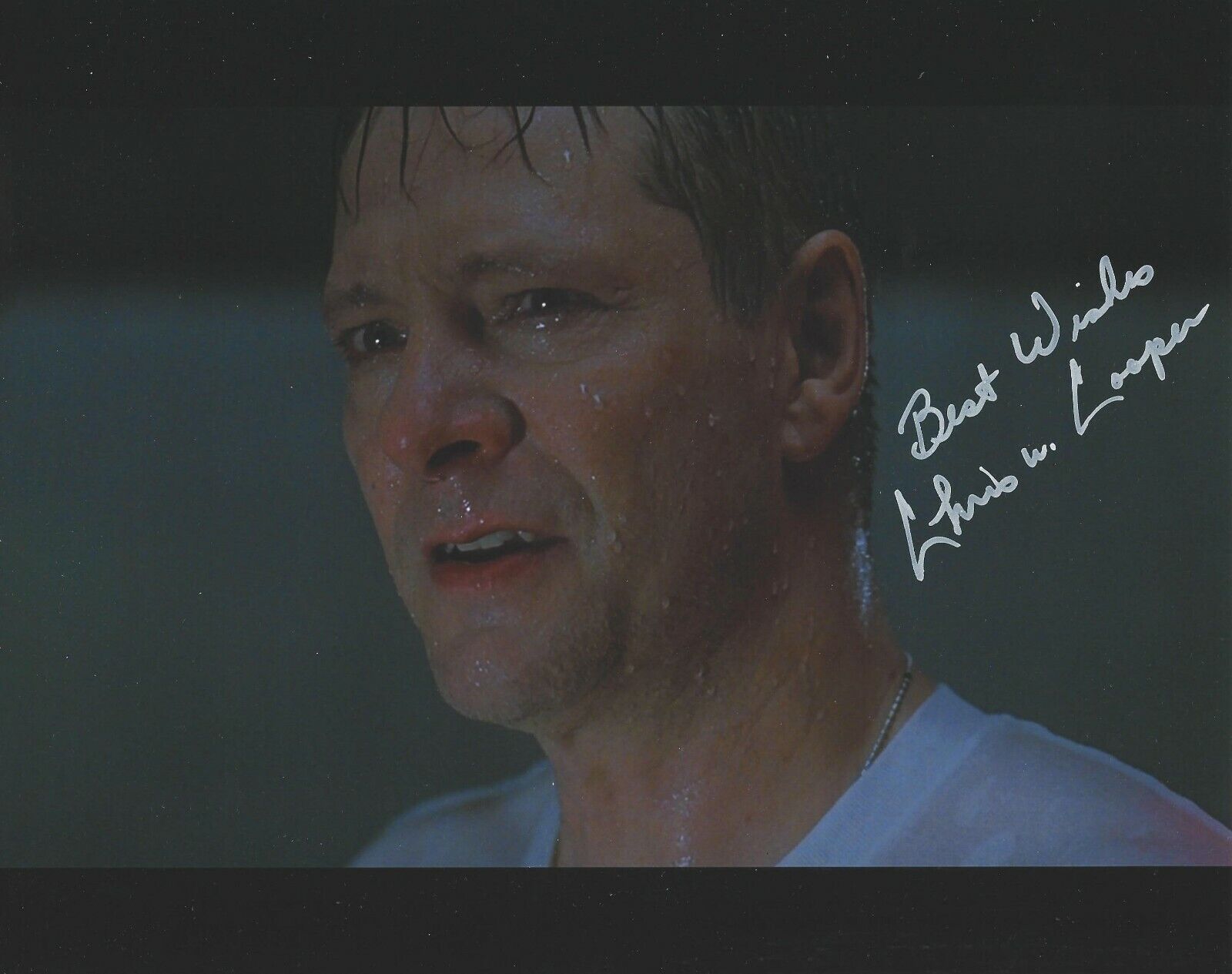 CHRIS COOPER SIGNED AUTHENTIC 'AMERICAN BEAUTY' 8x10 MOVIE Photo Poster painting w/COA ACTOR