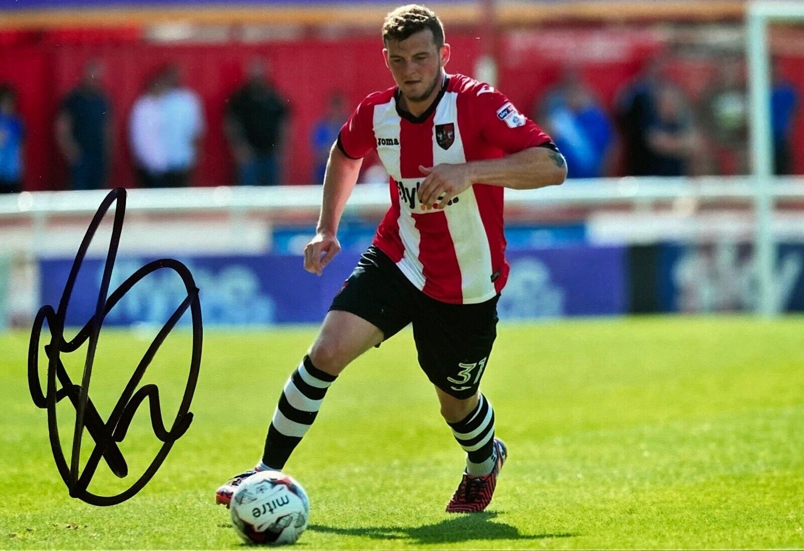 Pierce Sweeney Genuine Hand Signed 6X4 Photo Poster painting - Exeter City 2