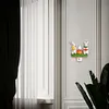 Resin Bunny Campfire Flickering Night Light Plug Into Wall Easter Decoration(US)