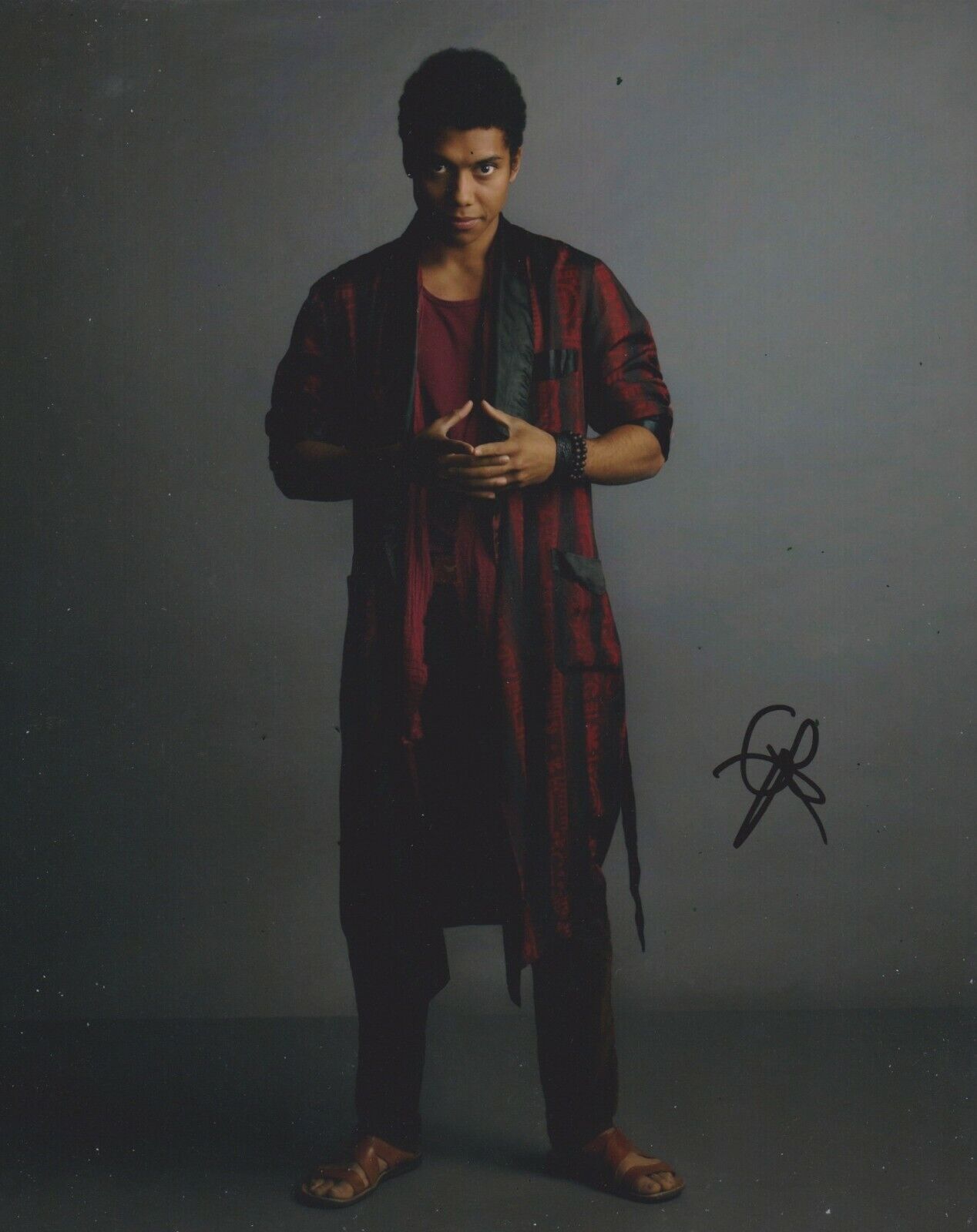 Chance Perdomo Signed Chilling Adventures Of Sabrina 10x8 Photo Poster painting AFTAL