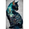 Cat Scenery-11CT Stamped Cross Stitch 40*70cm(Big Size)